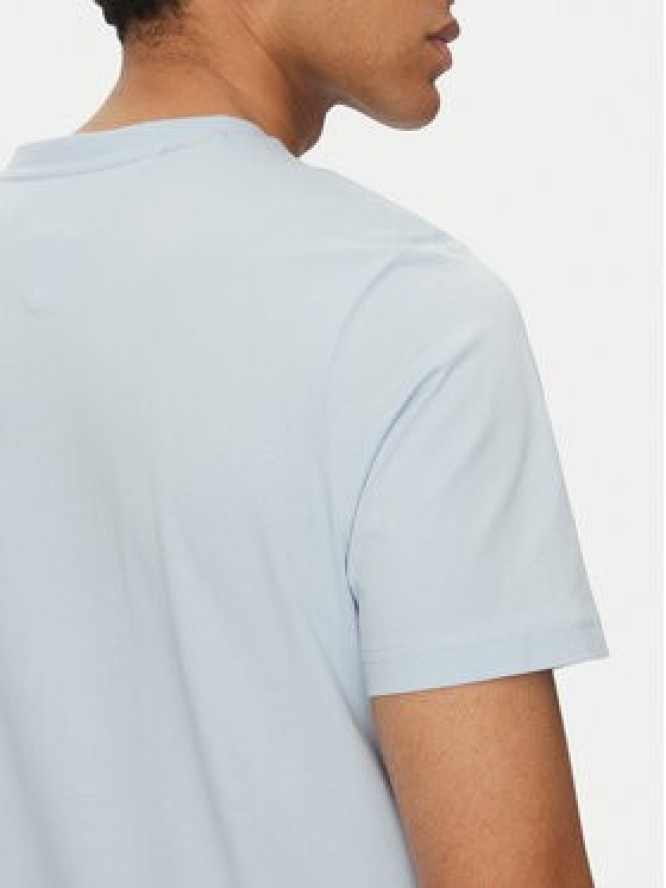 Tommy Hilfiger T-Shirt Flag Box MW0MW38636 Błękitny Regular Fit