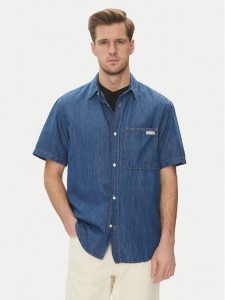 Calvin Klein Jeans Koszula jeansowa J30J327178 Niebieski Regular Fit
