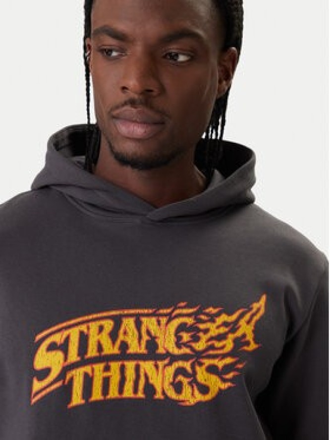 Jack & Jones Bluza Stranger Things 12291655 Szary Relaxed Fit