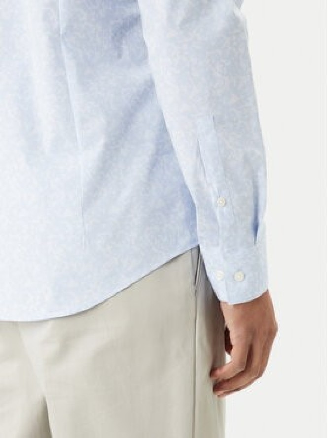 Calvin Klein Koszula LV019EU109 Niebieski Slim Fit