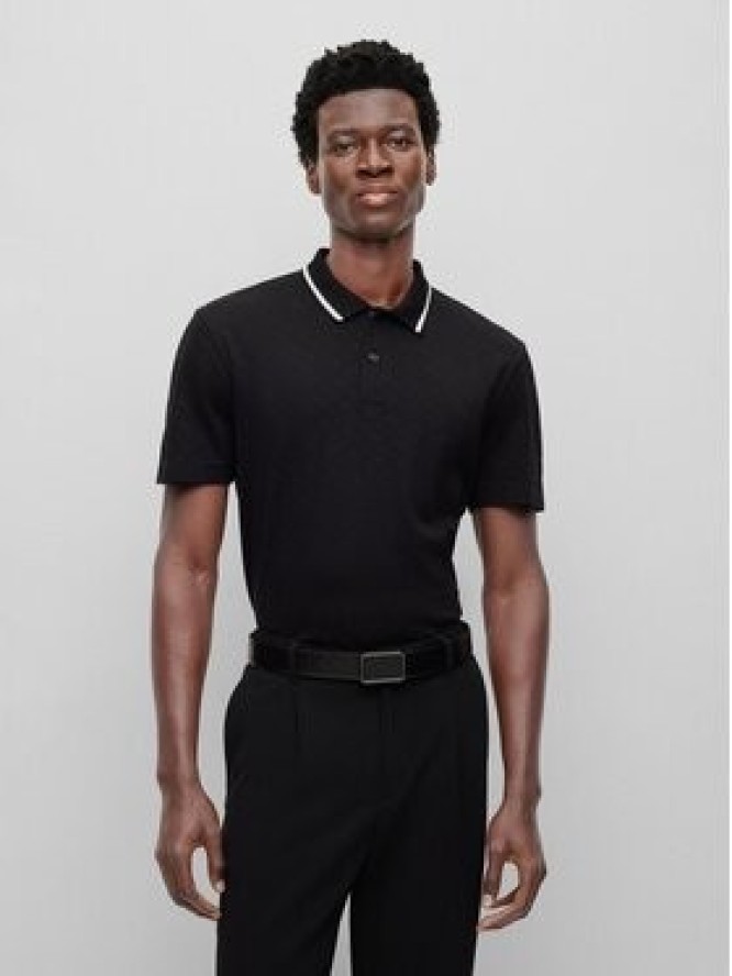 Boss Pasek Męski 50496702 Czarny