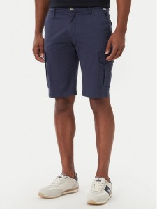 Beverly Hills Polo Club Szorty materiałowe P-SS26M-B476381 Niebieski Regular Fit