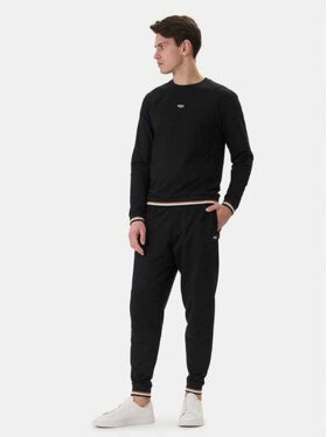 BOSS Bluza Iconic 50554836 Czarny Regular Fit