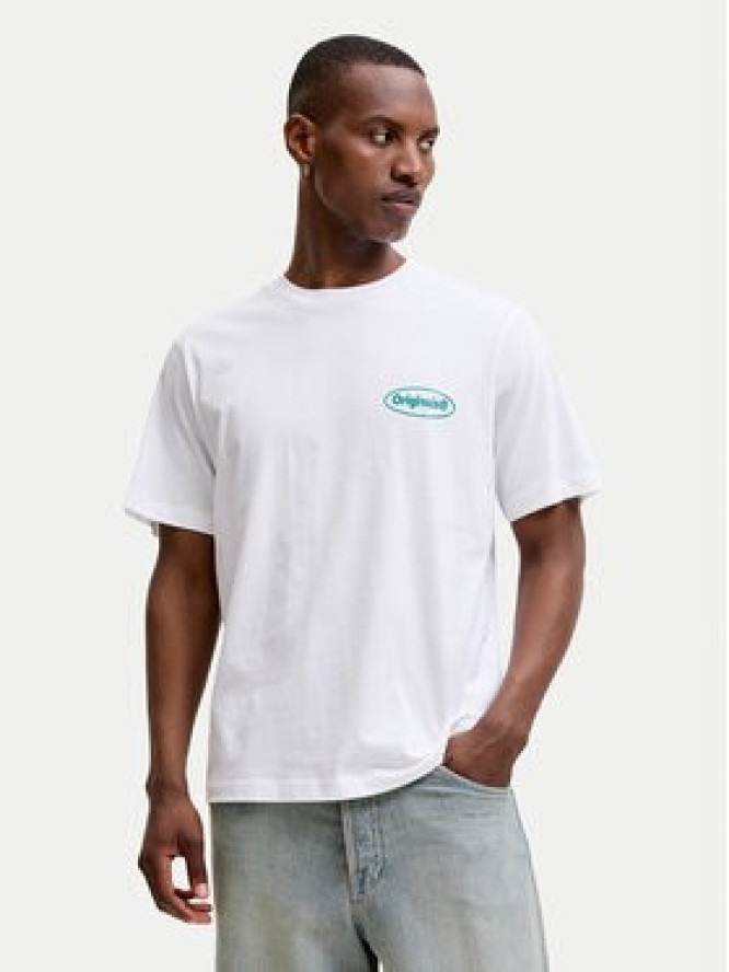 Jack & Jones T-Shirt Riviera 12295202 Biały Regular Fit