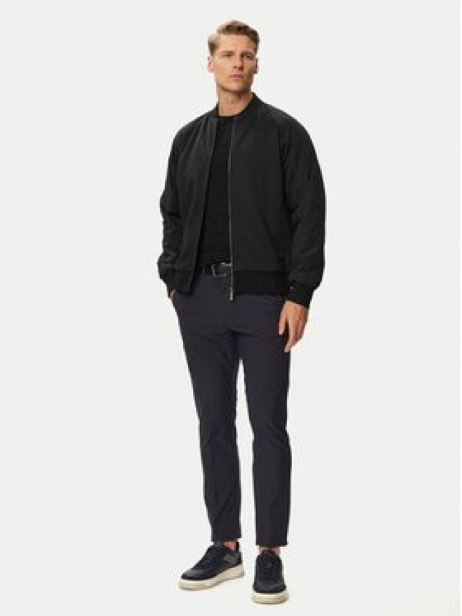 BOSS Kurtka bomber C-Skiles 180_AM 50565023 Czarny Regular Fit