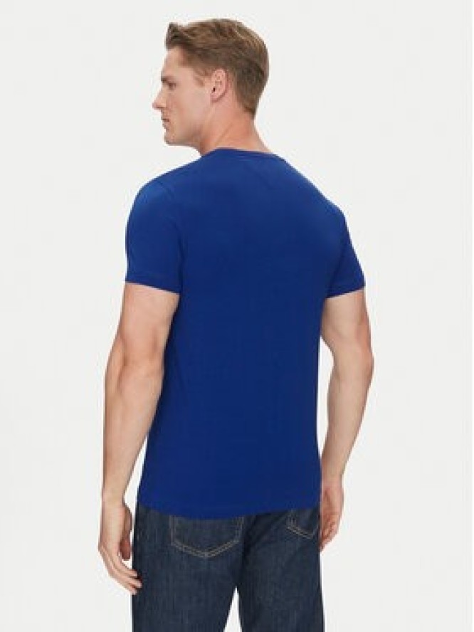 Tommy Hilfiger T-Shirt MW0MW10800 Niebieski Slim Fit