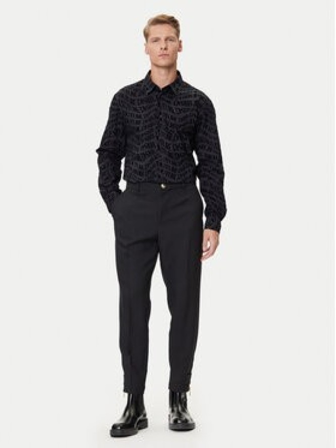 Versace Jeans Couture Koszula 79GAL2R0 NS703 Czarny Slim Fit