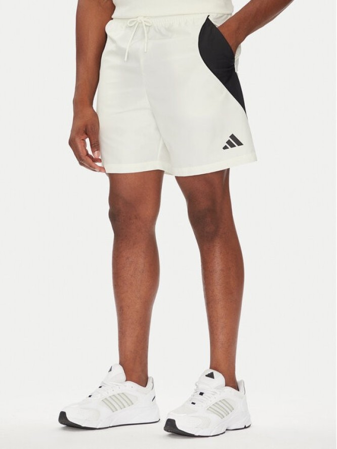 adidas Szorty sportowe Stadium JX5624 Biały Regular Fit