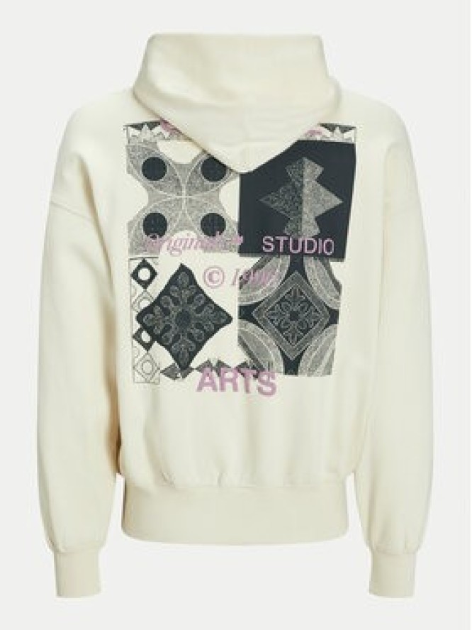 Jack & Jones Bluza Noho 12263036 Écru Oversize