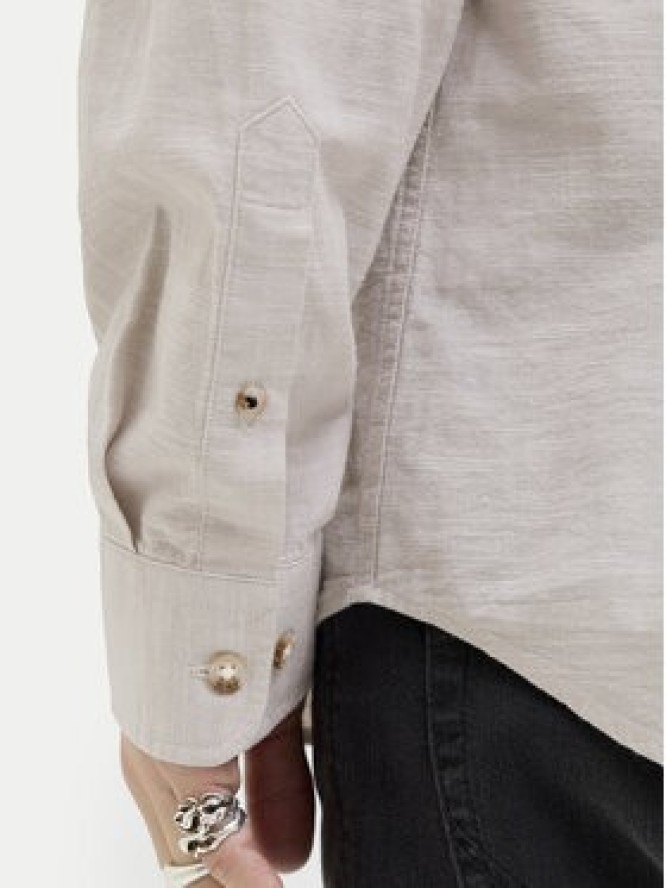 Jack & Jones Koszula Summer 12269319 Beżowy Comfort Fit