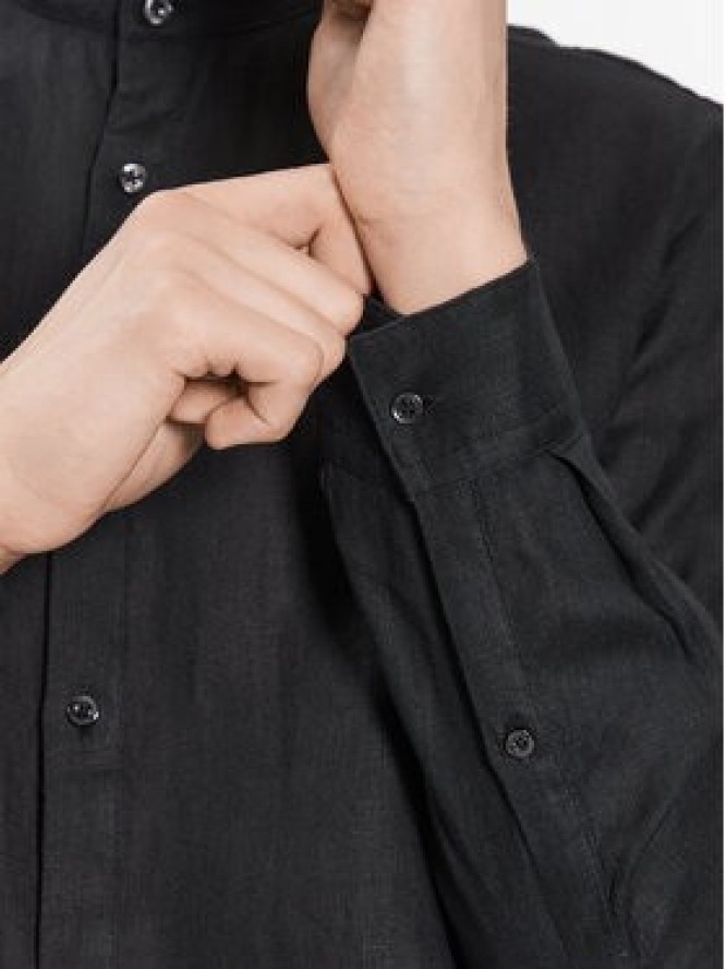 Hugo Koszula 50490740 Czarny Slim Fit