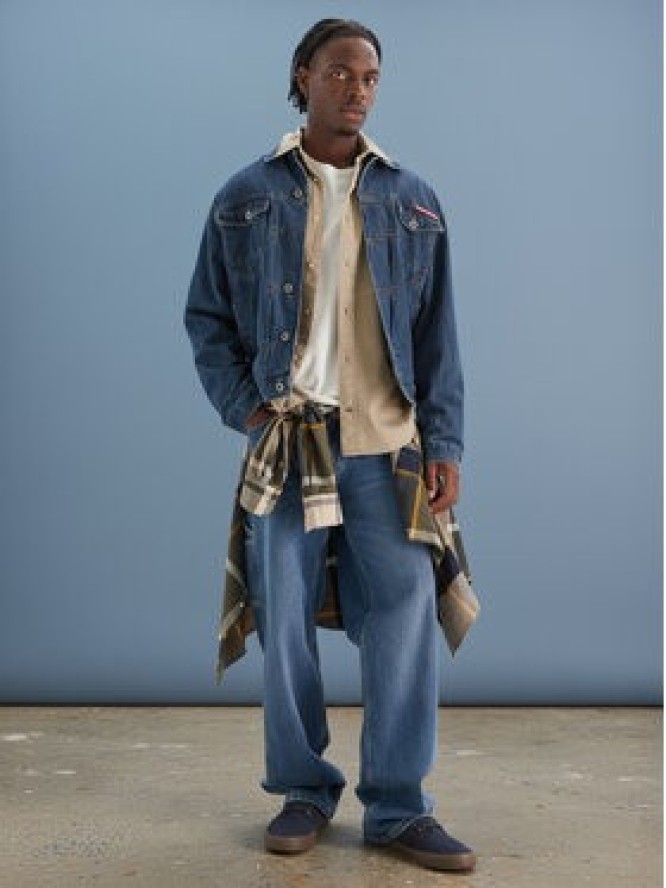 Quiksilver Kurtka jeansowa All Ride Denim Jkt EQYJK04177 Niebieski Regular Fit