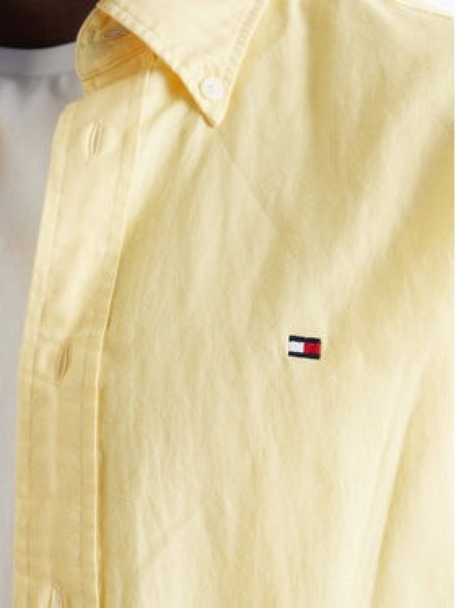 Tommy Hilfiger Koszula MW0MW42450 Żółty Regular Fit