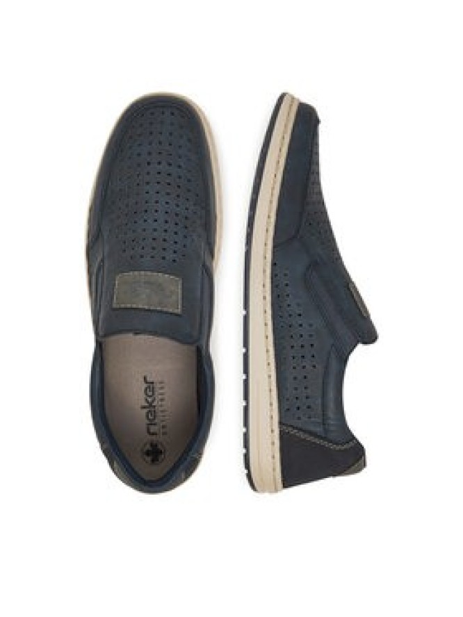 Rieker Półbuty 18267-15 Granatowy