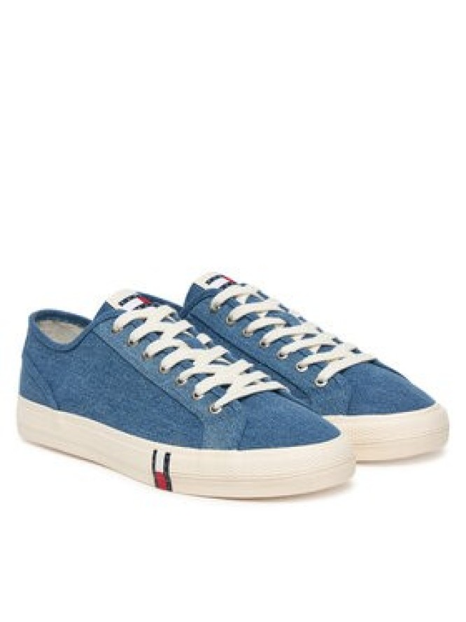 Tommy Jeans Tenisówki Archive Y2K Lace Up Denim EM0EM01751 Niebieski