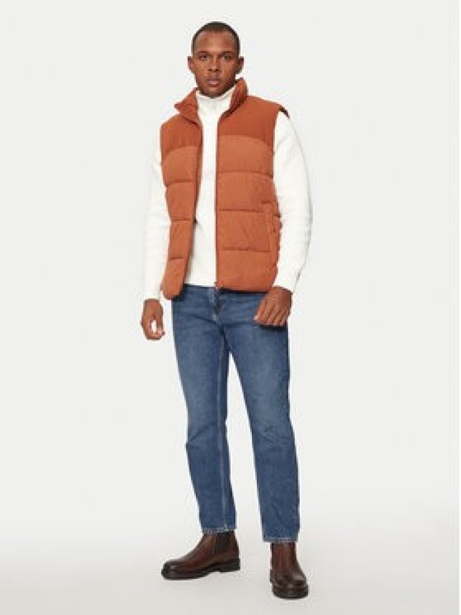 Jack & Jones Bezrękawnik Moon 12256860 Brązowy Regular Fit