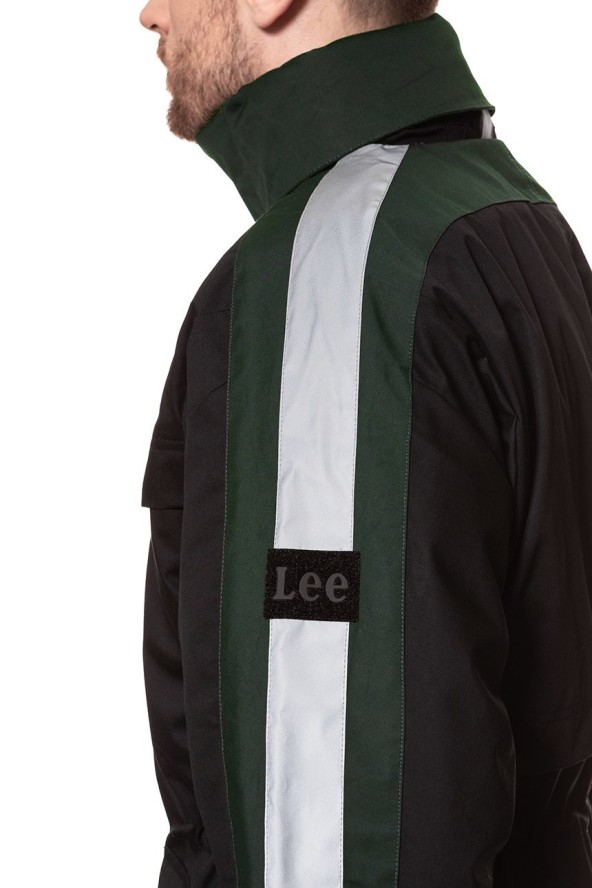 KURTKA ZIMOWA LEE HEAVY TECH FIELD JACKET BLACK L88EUP01 112123735