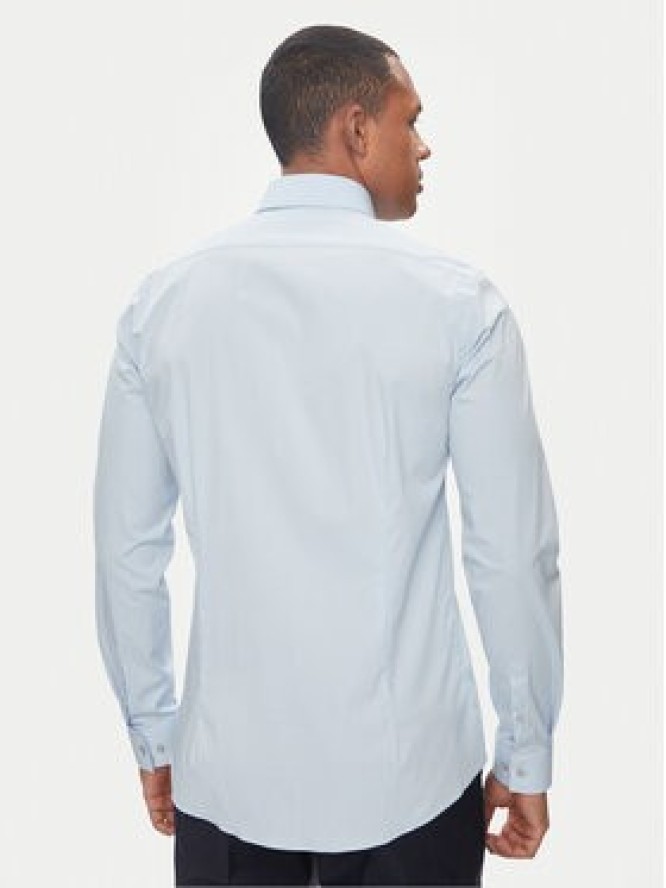 Calvin Klein Koszula Geometric Print K10K112609 Niebieski Slim Fit