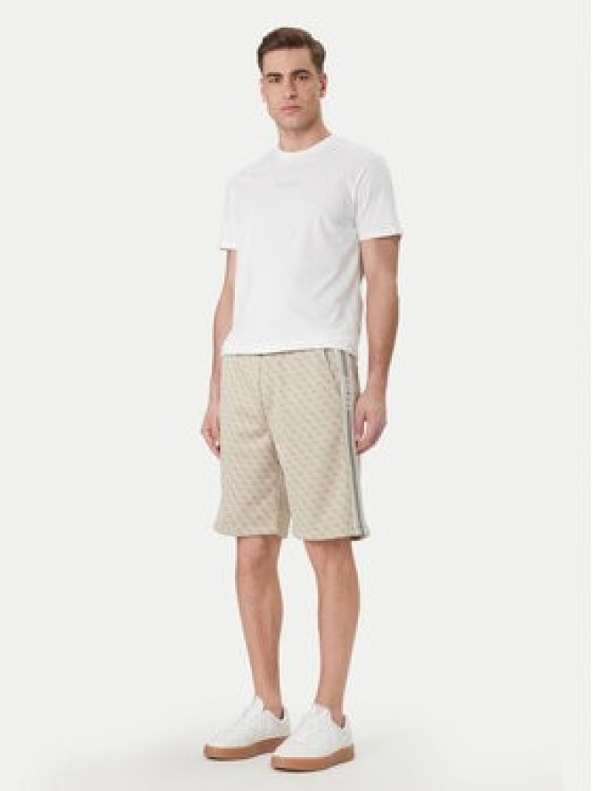 Guess Szorty sportowe Z6GD12 K3220 Beżowy Regular Fit
