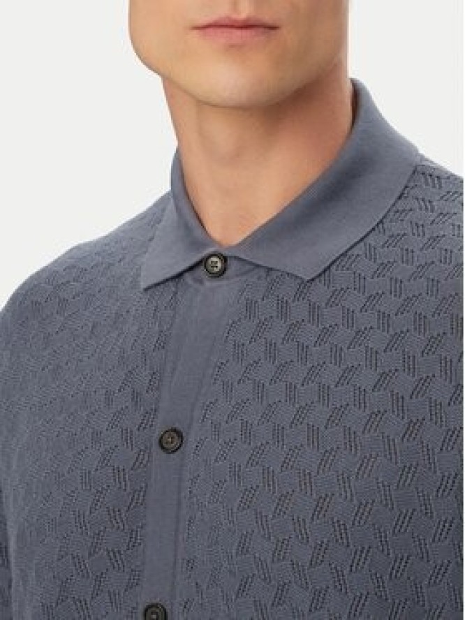 BOSS Koszula H-Nappo 50560494 Niebieski Regular Fit