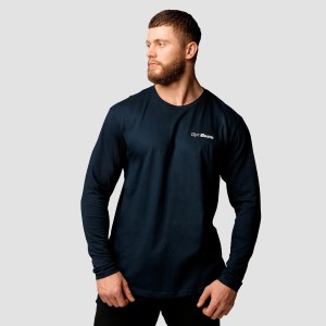 Koszulka męska fitness z długim rękawem Basic