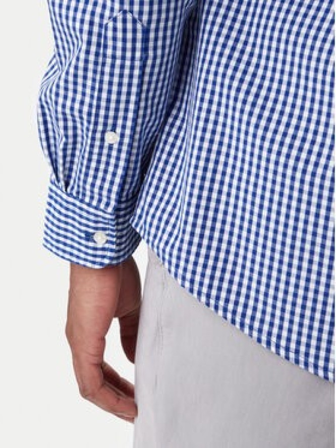 Tommy Hilfiger Koszula Gingham MW0MW41713 Niebieski Regular Fit