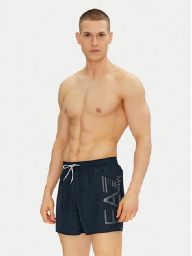 EA7 Emporio Armani Szorty kąpielowe 7M000550 AF14497 MB010 Granatowy Regular Fit