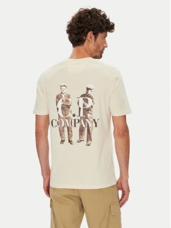 C.P. Company T-Shirt 19CMTS106A006586W Zielony Regular Fit