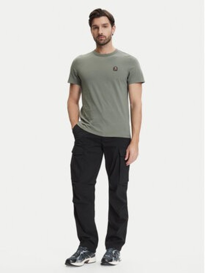 Parajumpers T-Shirt 26SMPMTSRJ02 Zielony Regular Fit