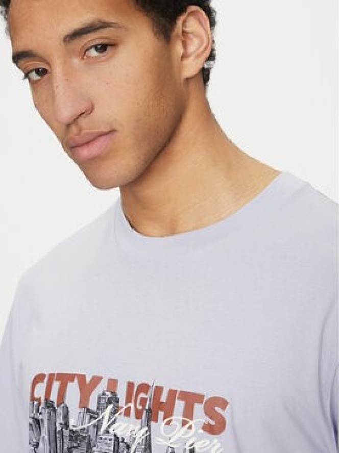 Jack & Jones T-Shirt Boston 12272981 Niebieski Relaxed Fit