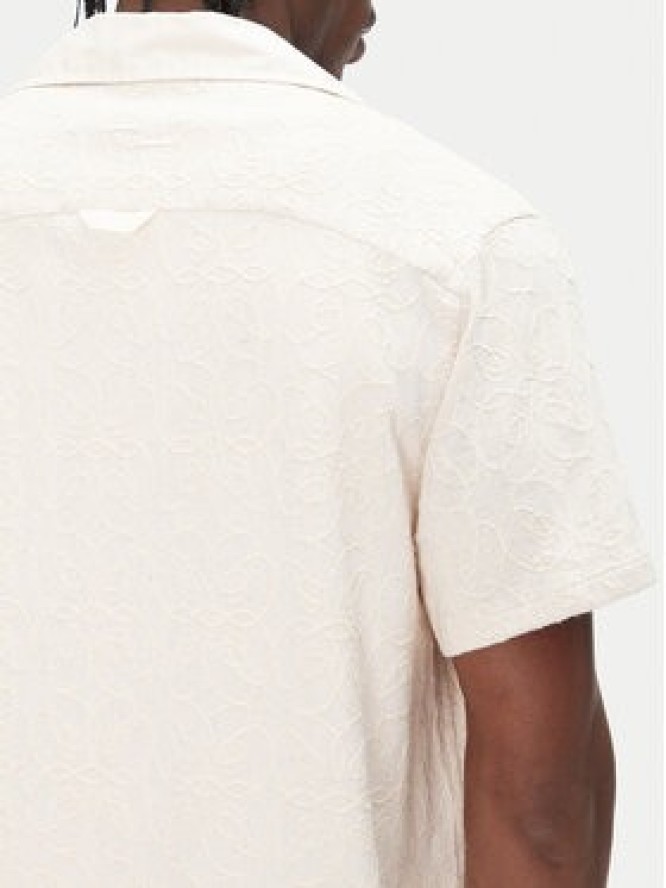Filling Pieces Koszula Resort 9179980 Écru Regular Fit
