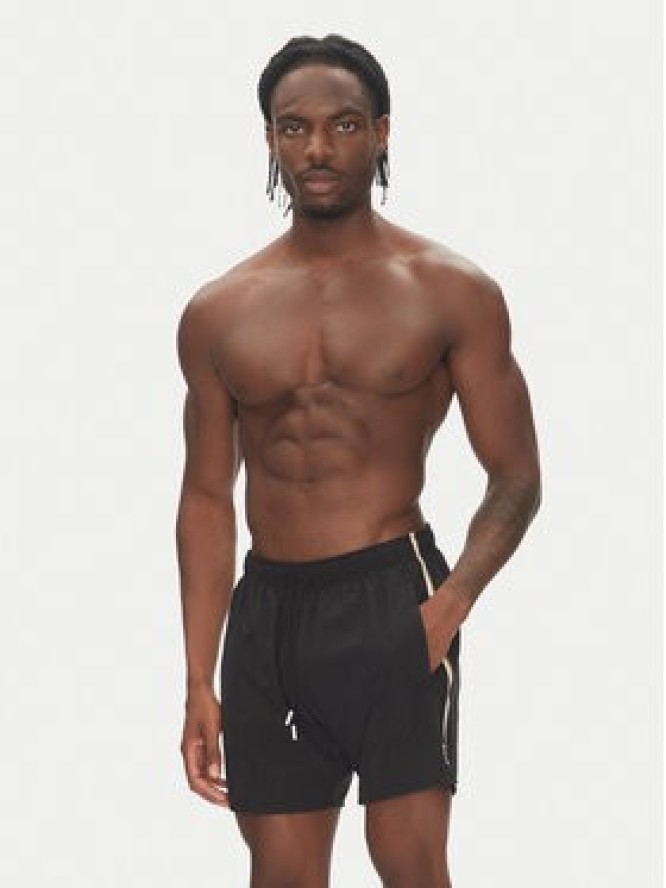 Boss Szorty kąpielowe Iconic 50491594 Czarny Regular Fit