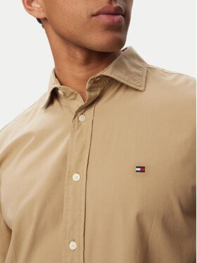 Tommy Hilfiger Koszula Gmd MW0MW43298 Beżowy Regular Fit