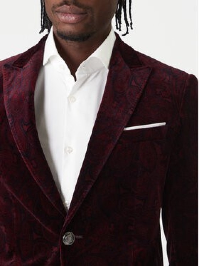 JOOP! Marynarka Horace 30048716 Bordowy Slim Fit