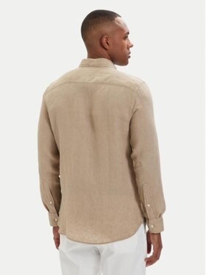 Tommy Hilfiger Koszula MW0MW41530 Beżowy ciemny Regular Fit