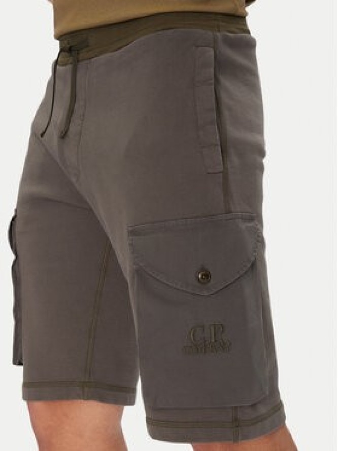 C.P. Company Szorty sportowe 18CMSB160A006090M Szary Regular Fit