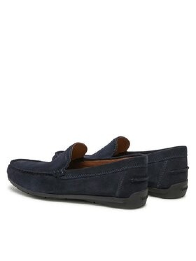 Geox Mokasyny U Siron U32Q3A00022C4002 Granatowy