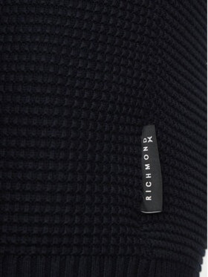 Richmond X Sweter UMP25113TS Granatowy Regular Fit