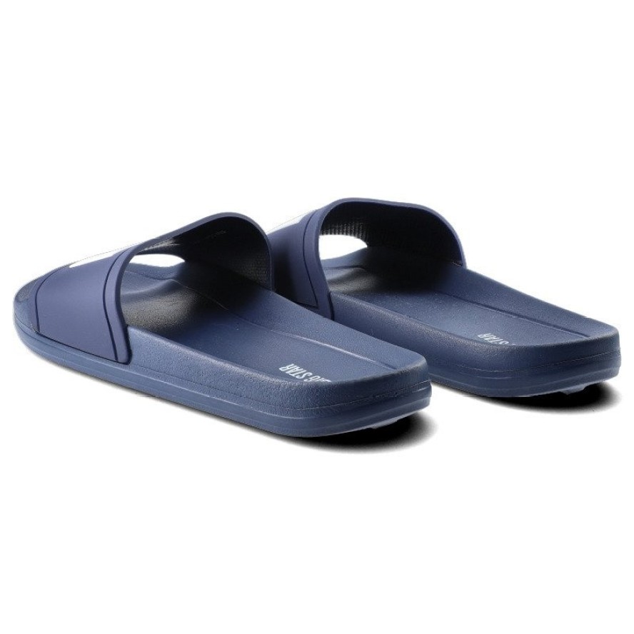 Granatowe Klapki Big Star Męskie Wodoodporne Buty