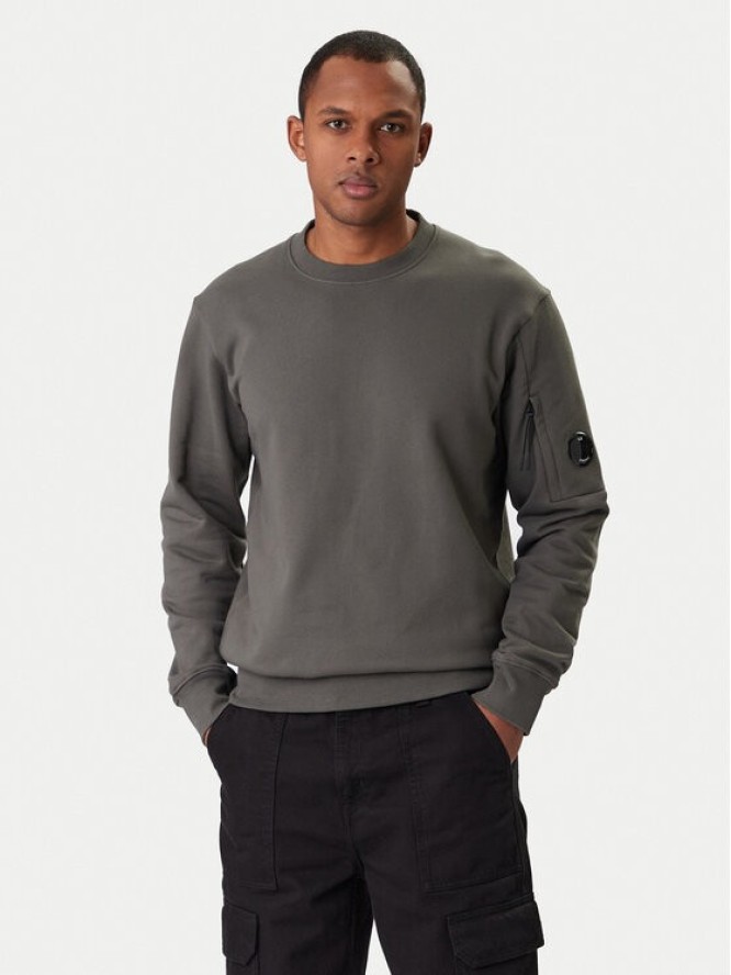 C.P. Company Bluza 20CMSS713A005086W Szary Regular Fit