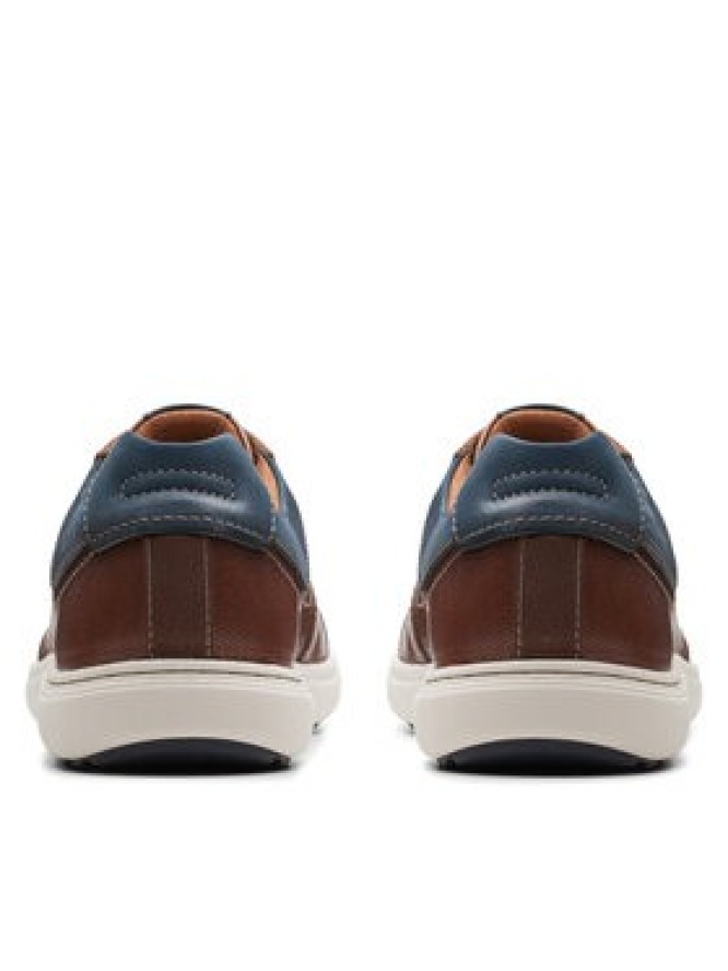 Clarks Sneakersy Mapstone Lace 26176886 Brązowy