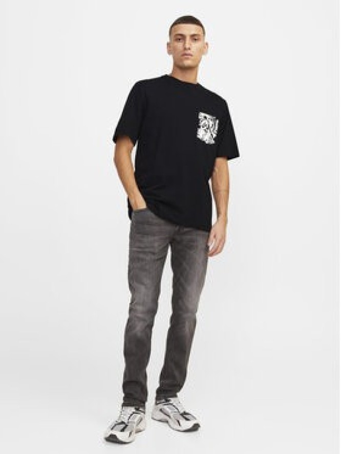 Jack & Jones T-Shirt Lafayette 12250435 Czarny Standard Fit