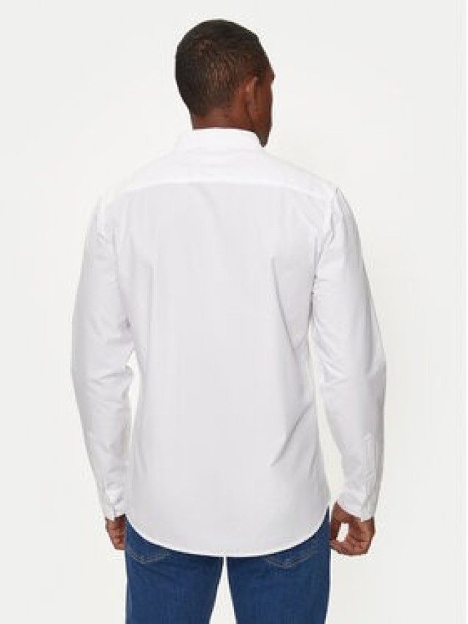 Guess Jeans Koszula M4YH35 WGCF1 Biały Slim Fit