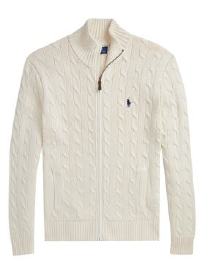 Polo Ralph Lauren Sweter 710899975005 Écru Regular Fit