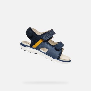 Sandały GEOX B SANDAL DELHI BOY Niebieski