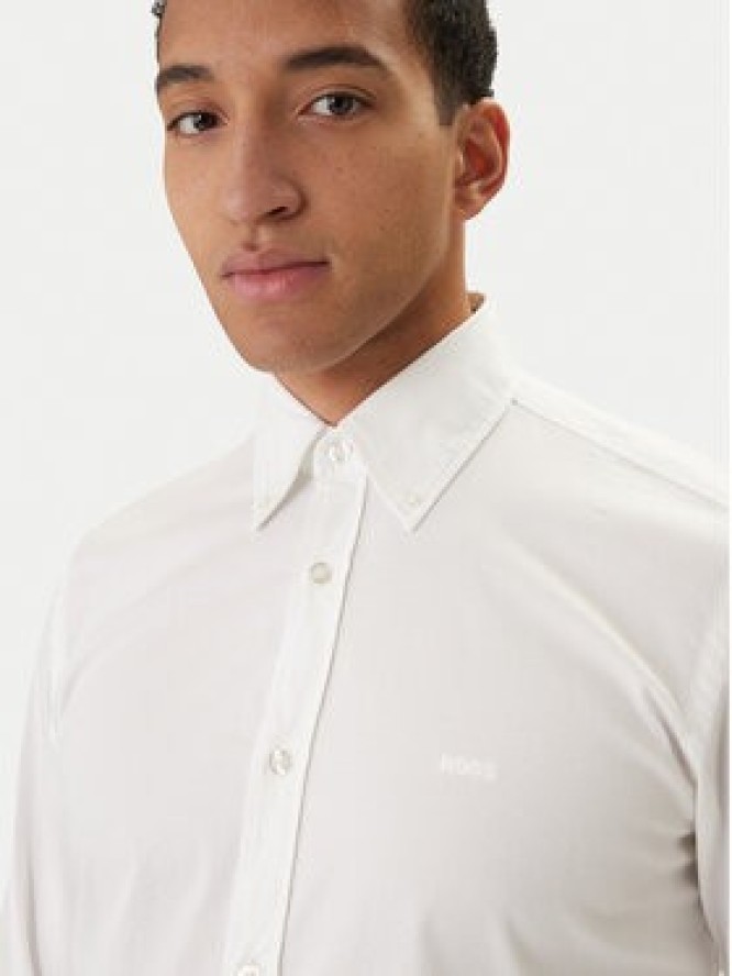 BOSS Koszula Rickert 50553001 Biały Regular Fit