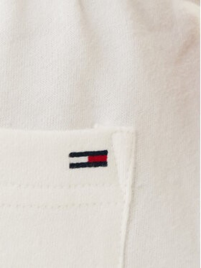 Tommy Jeans Szorty sportowe Signature DM0DM23017 Biały Regular Fit