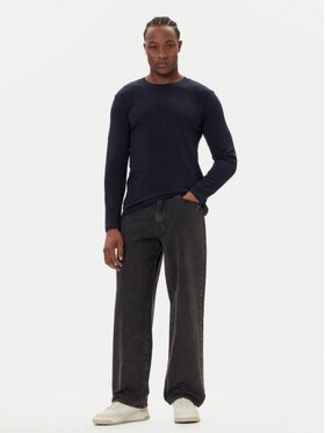 Mustang Longsleeve Arlington 1016875 Granatowy Slim Fit