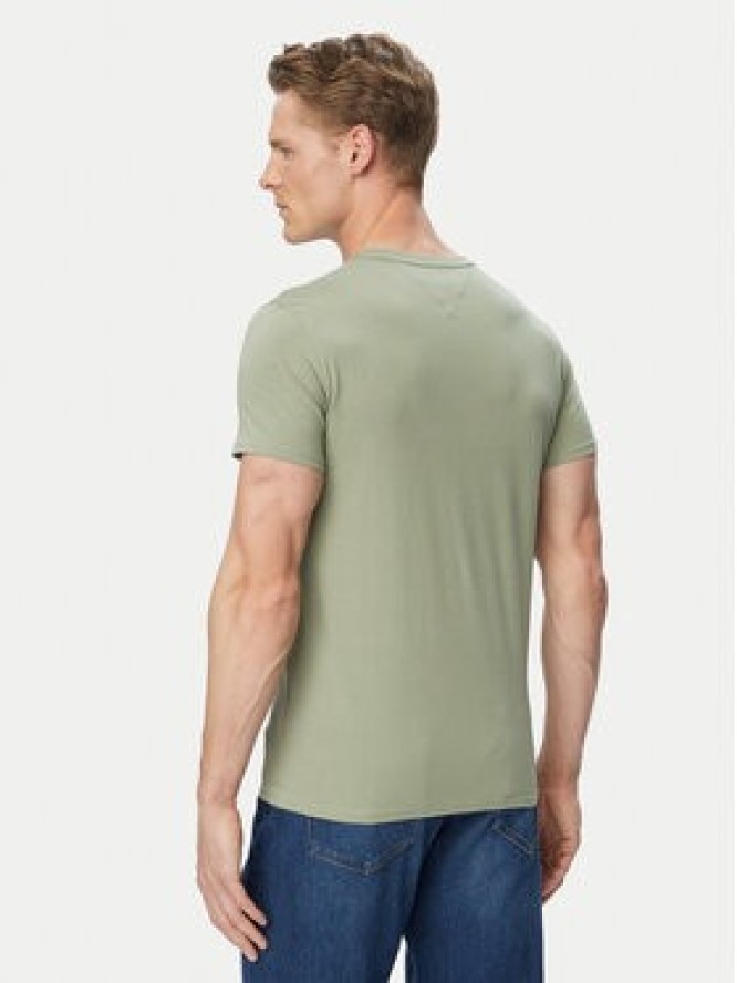 Tommy Jeans T-Shirt DM0DM04411 Khaki Slim Fit