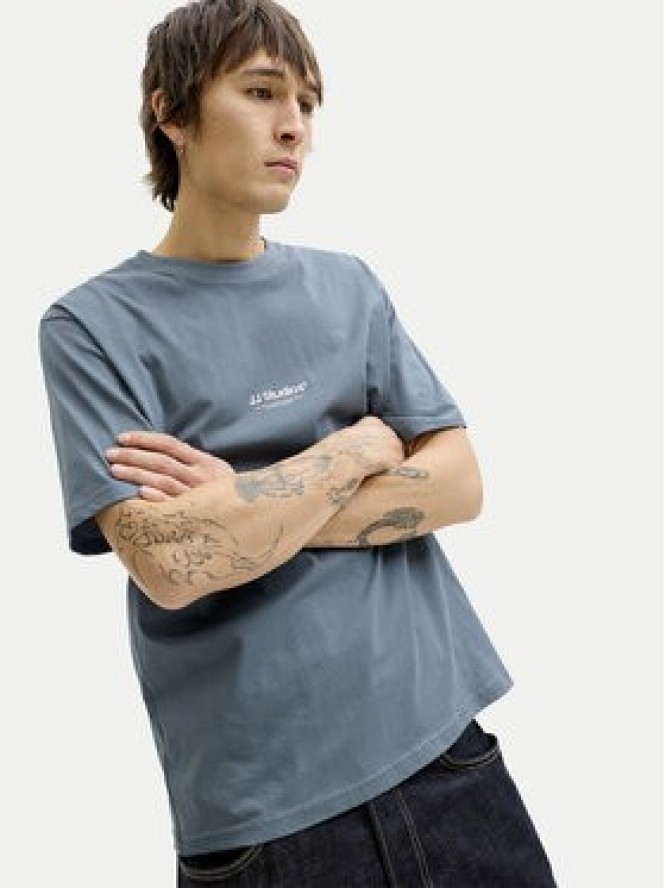 Jack & Jones T-Shirt Paulos 12278787 Niebieski Relaxed Fit